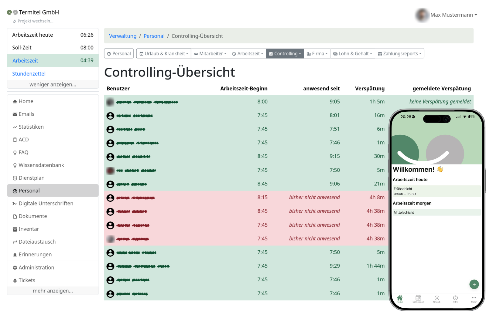 Persitool HR Screenshot